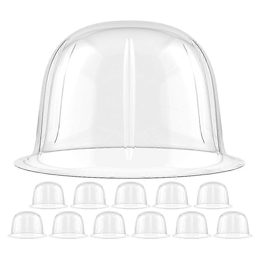 12pcs Plastic Hat Stand Clear Display Holder Baseball Caps Inner Support Baseball Hat Shaper