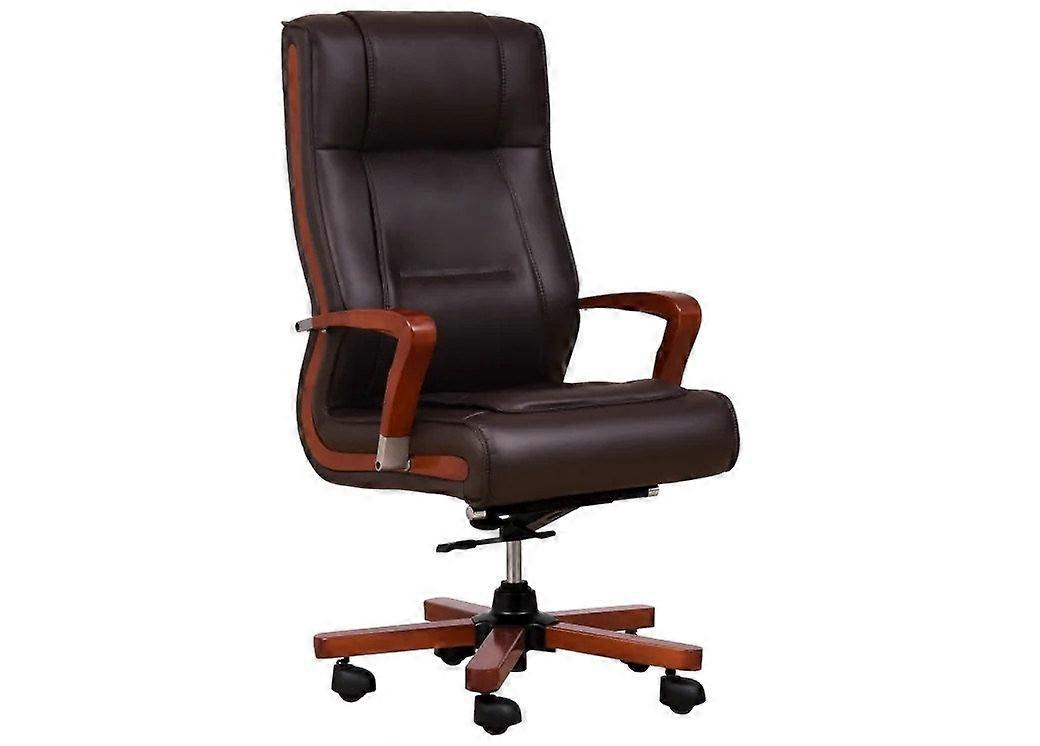Ambassador Bruin Lederen Fauteuil