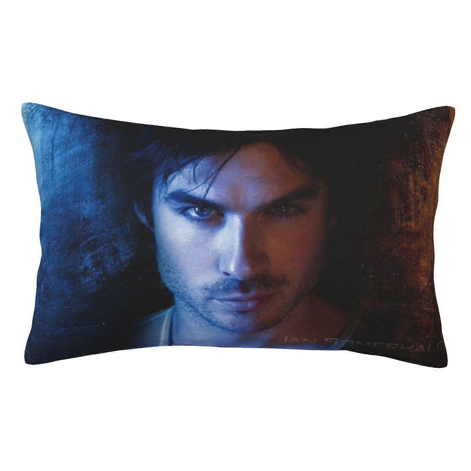 t954 Vampire Diaries Ian Somerhalder Fronha Almofada Capas de Almofada Com Zíper Oculto Fronha Decoração Para Cama Dormitório Sofá Sofá Carro cBZT954