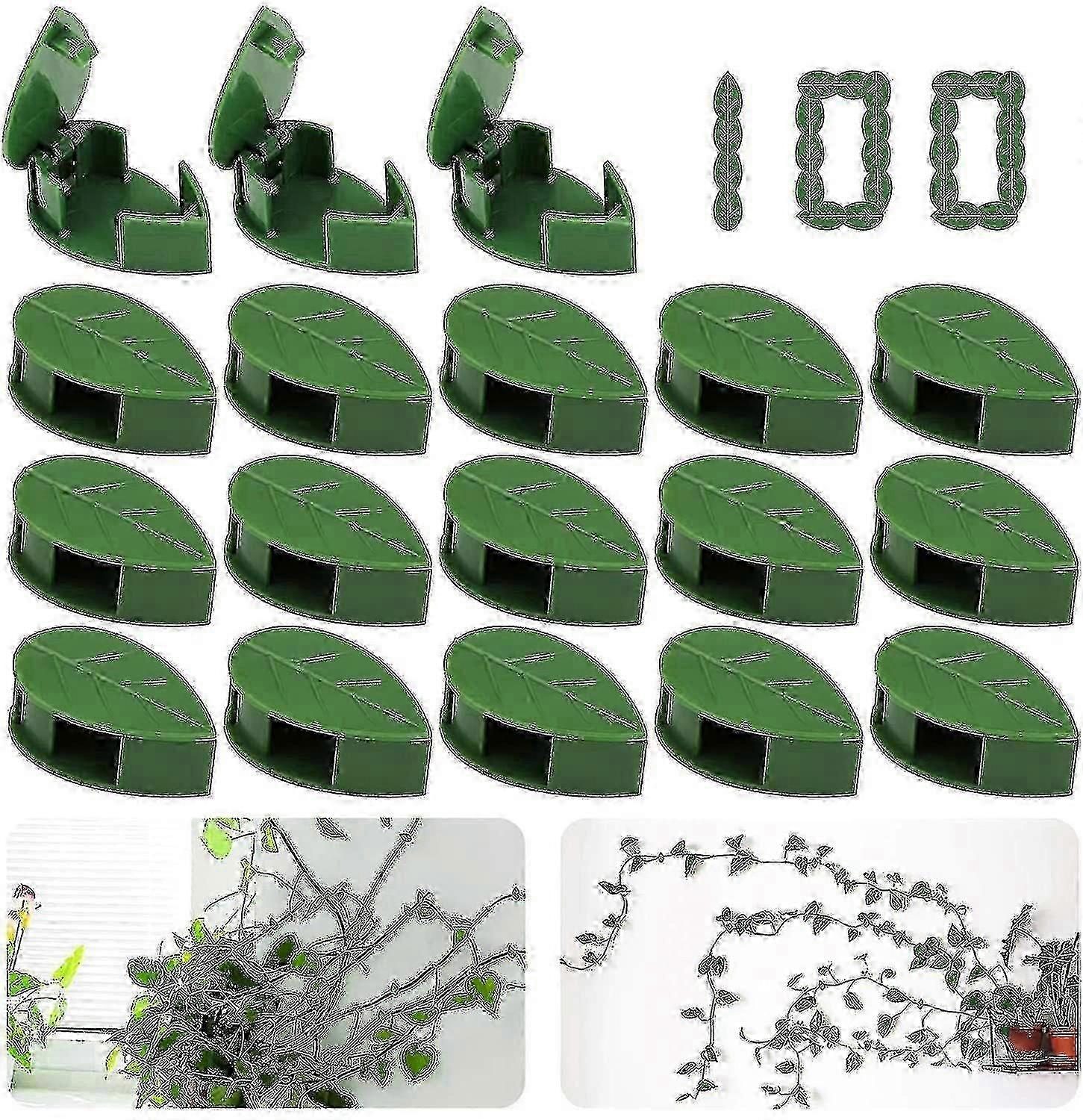 works Clips for Climbing Trellis Wall Holder Mounting Self-Adhesive Hooks