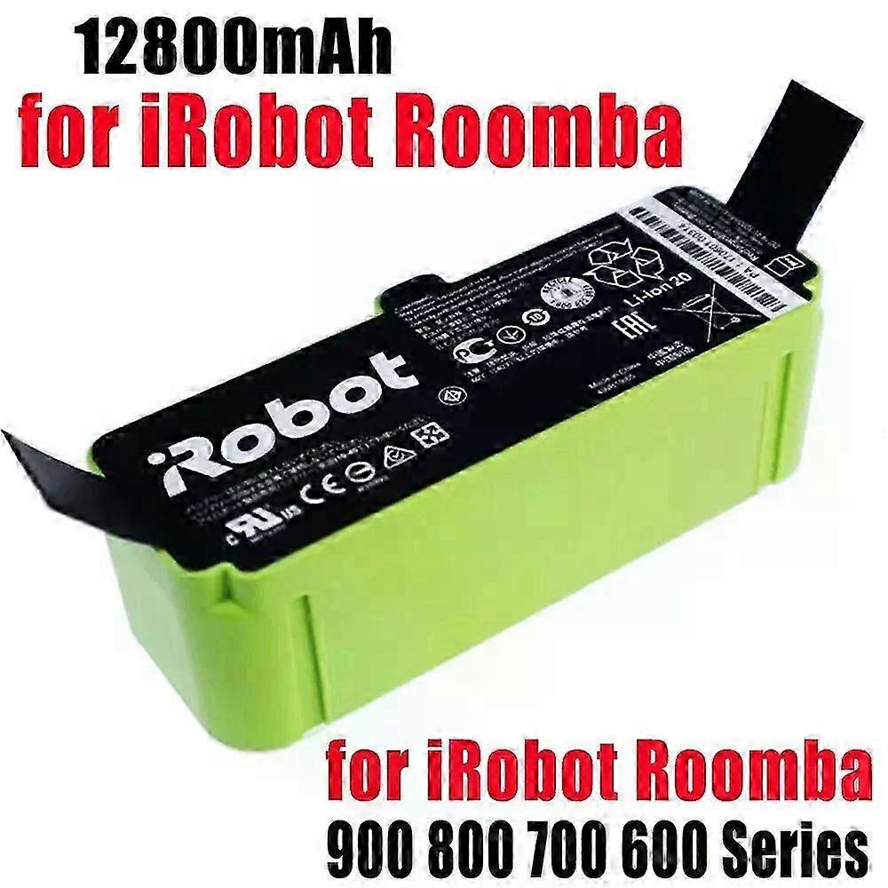 con 14.4V 12800mAh 锂离子电池，适用于 iRobot Roomba 清洁器 900 800 700 600 系列 960 980 981 965 895 890 860 695 692 690 680 675