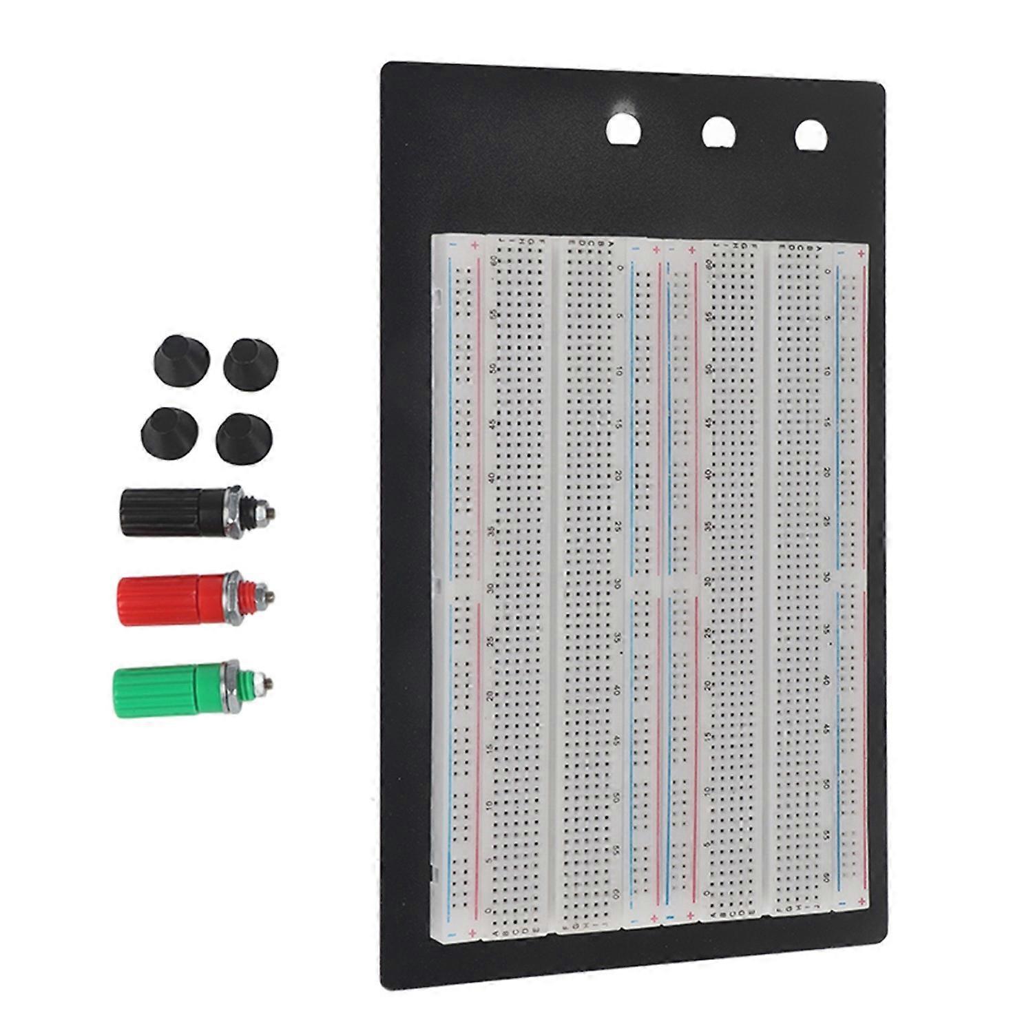 1660 Points Holes Plug in Breadboard Test Bed Free Solder Circuit Test