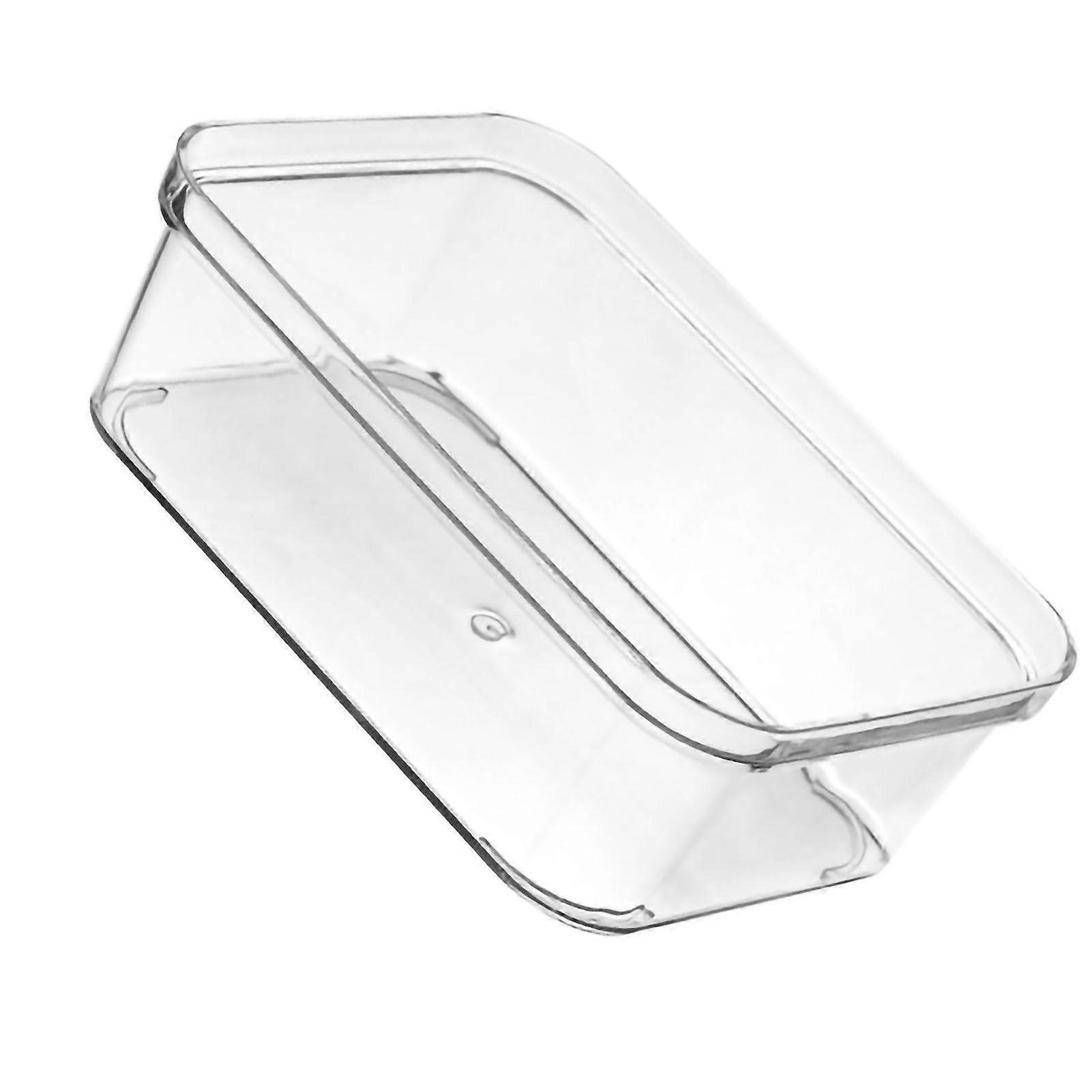 Drawer Storage Trays Durable Transparent Plastic Drawer Storage Divid Box for Kitchen Medium Square BoxSH