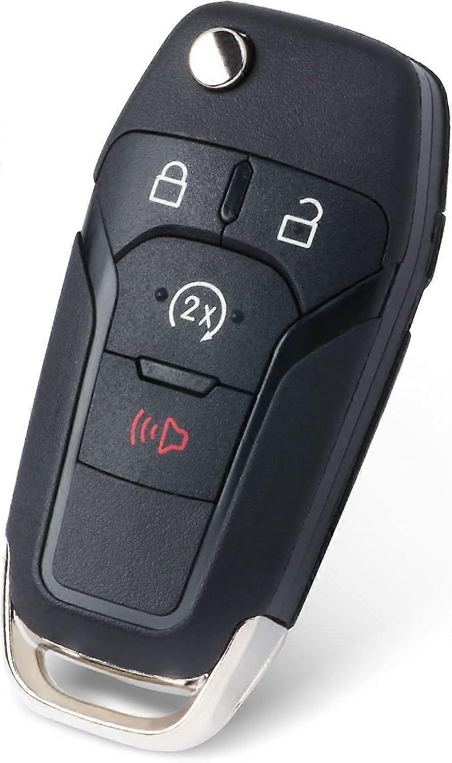 Flip Key Fob Keyless Entry Remote for Ford F150/F250/F350/F450/F550 2017-2020, Fits Ford Ranger 2019 2020 (FCC ID: N5F-A08TDA P/N: 164-R