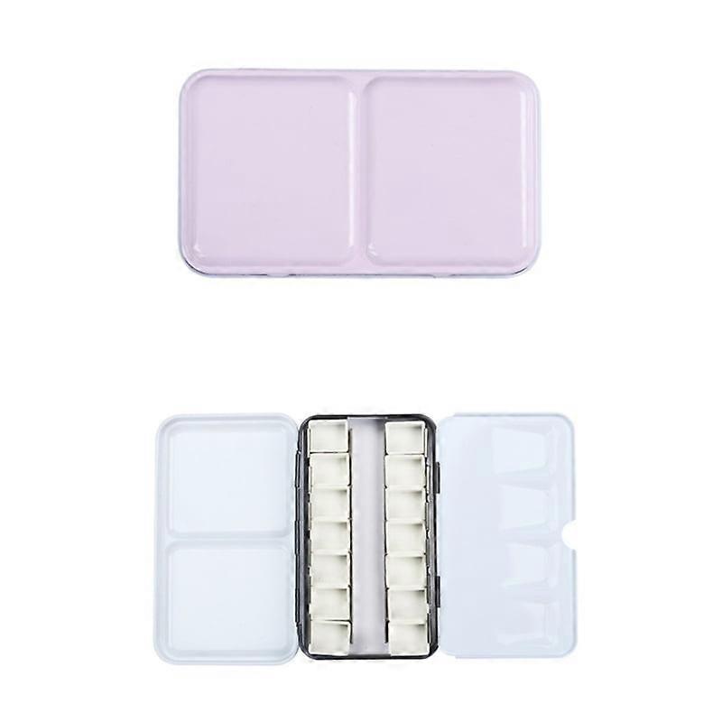 Practical Watercolor Paint Storage Box Empty Watercolor Palette-Travel-Size Watercolor Tins Palette-for Beginner Student