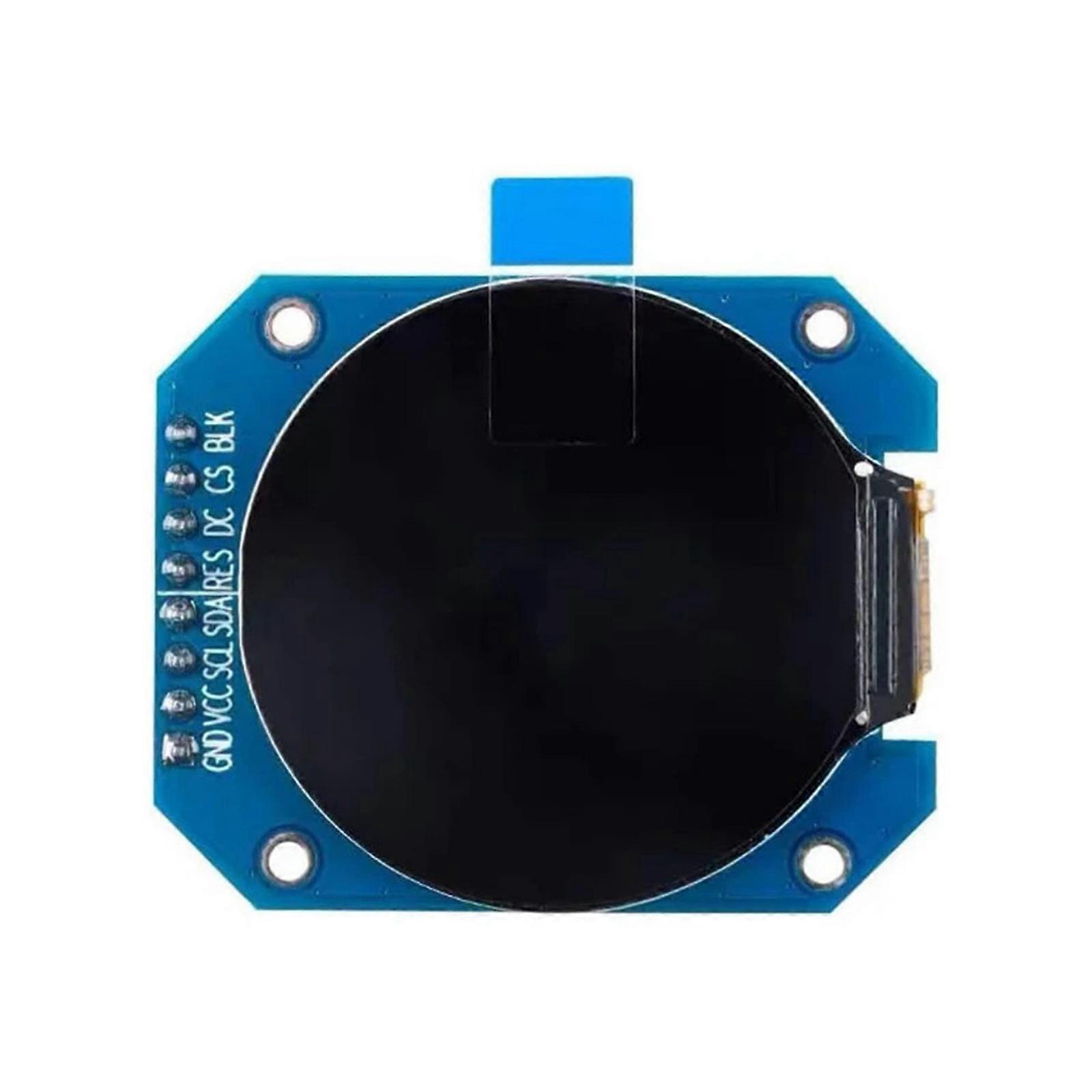 Color 240x240 LCD In 1.28 Size For Microcontroller Projects Multicolor
