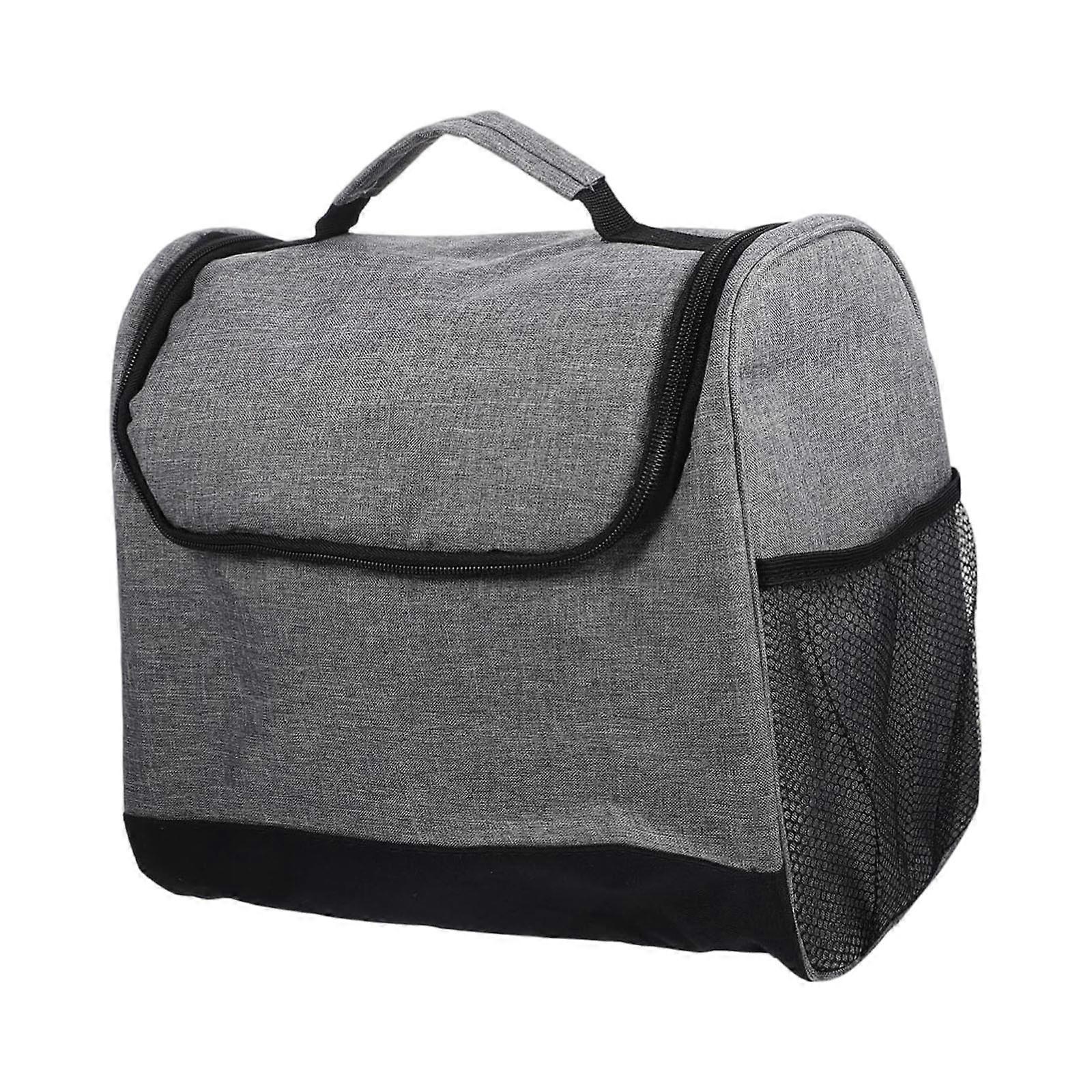Large Capacity Mixologies Accessories Carry Case Durable Nylon Construction Oranges Lining Easy Access Pubs Essential  Grey
