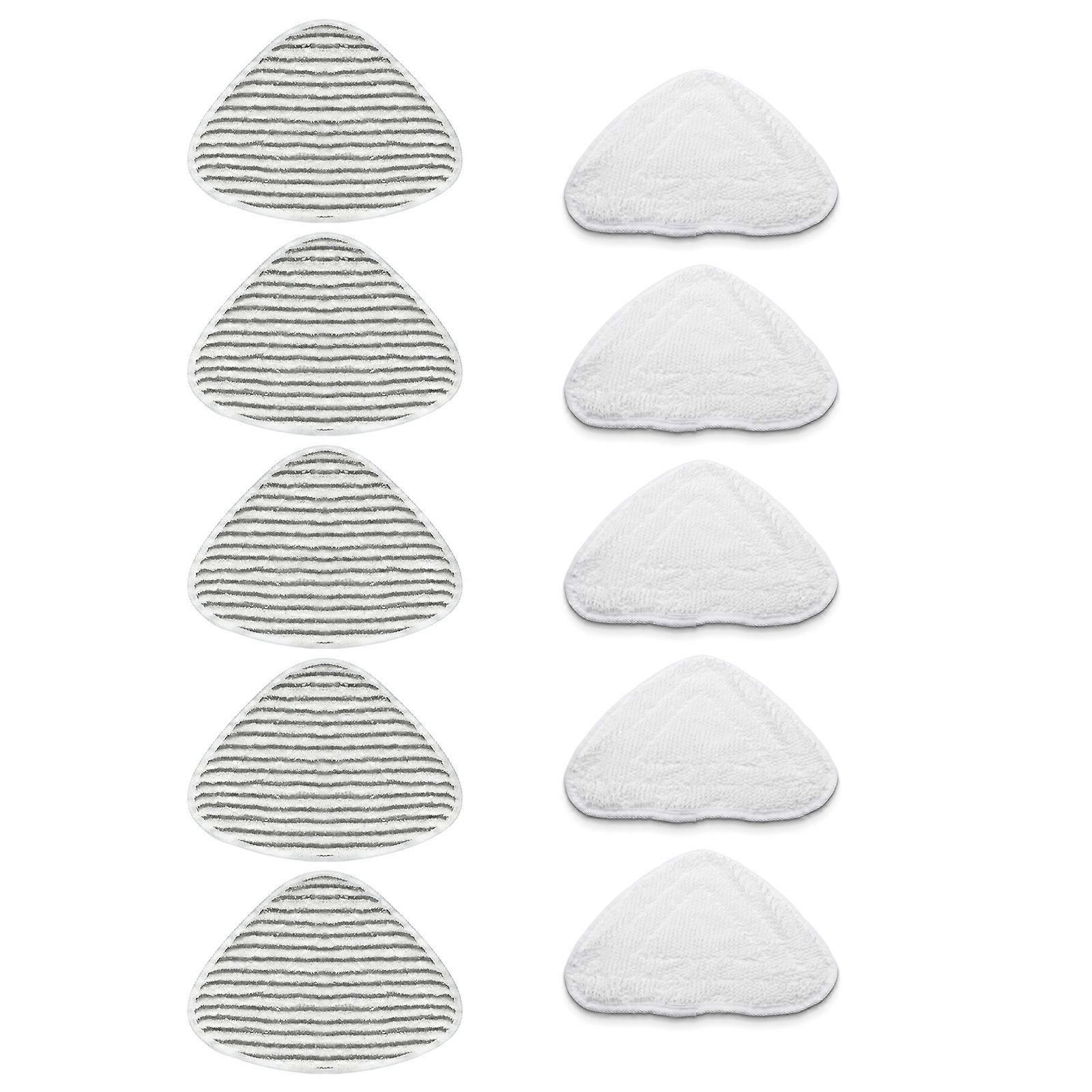 10 wiederverwendbare Fasertücher für Vileda 100 Handdampfreiniger, Zubehör, wiederverwendbare, waschbare Dampfmopp-Pads, mehrfarbig