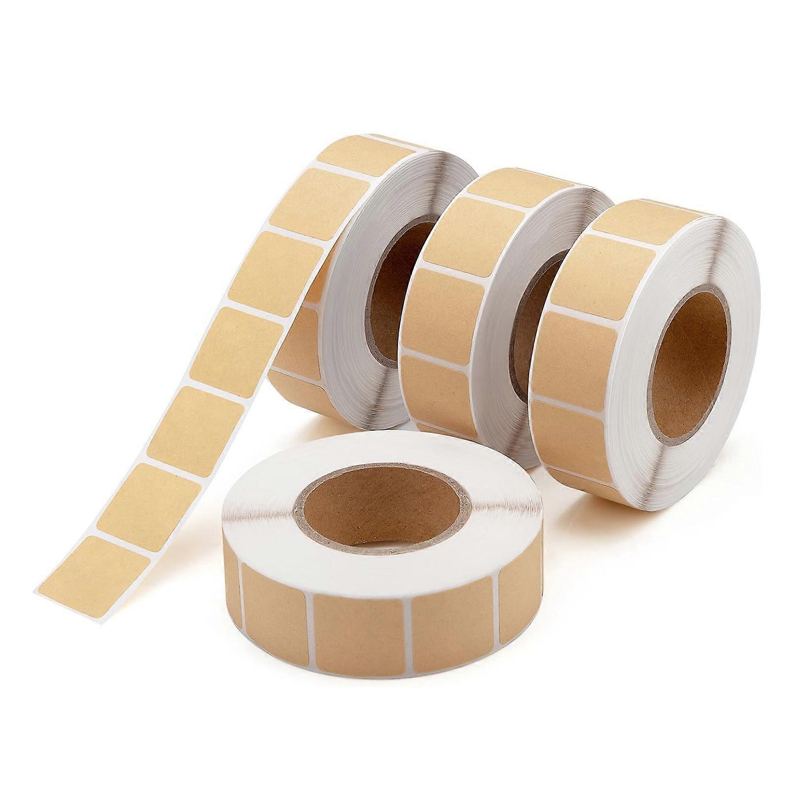 4000 Stück robuste Jagd-Etiketten, wasserfest, selbstklebend, 2,2 x 2,2 cm, mehrfarbig