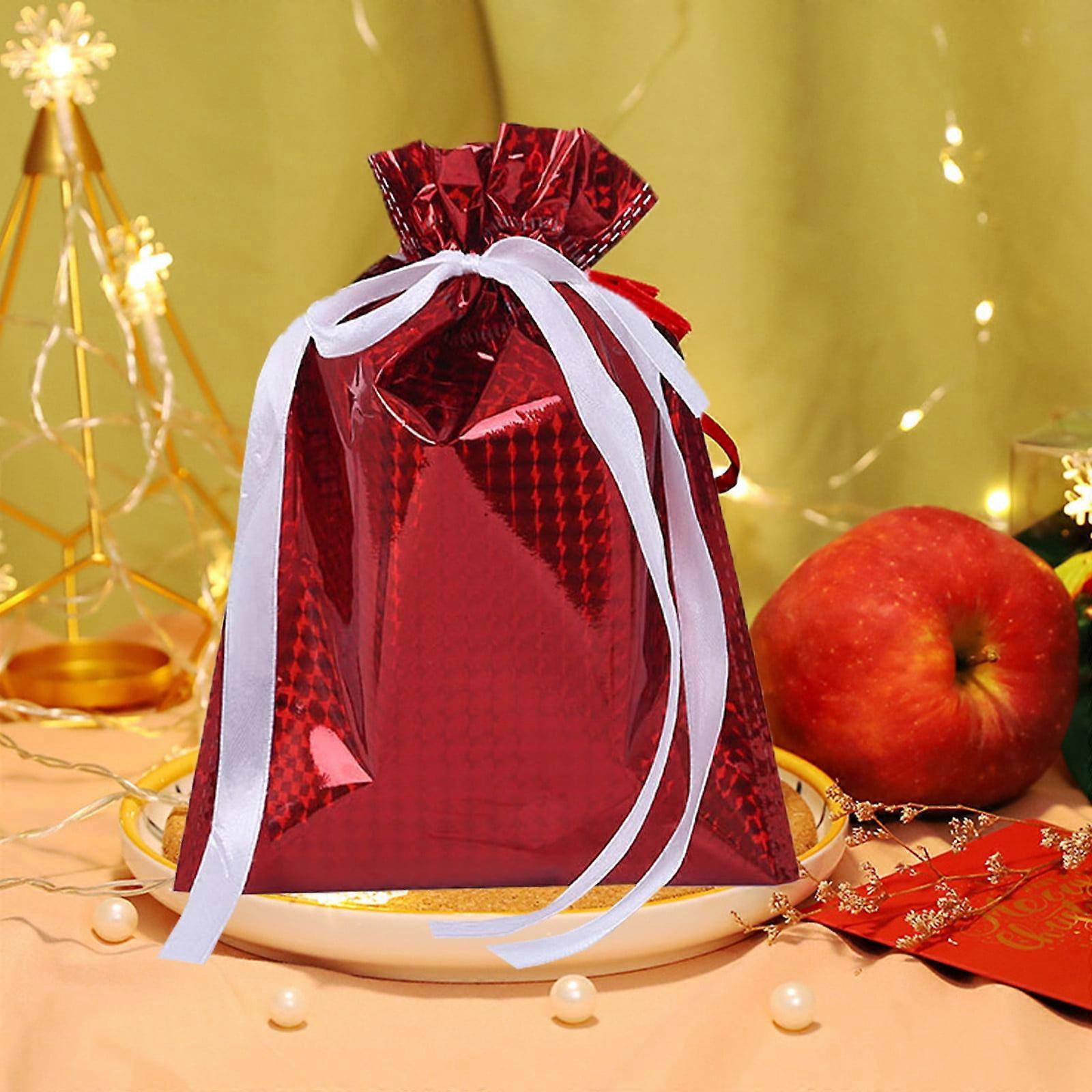 WinysinChristmas Drawstring Candy Bag Drawstring Gift Bag Gift Packaging Creative Gift Bag