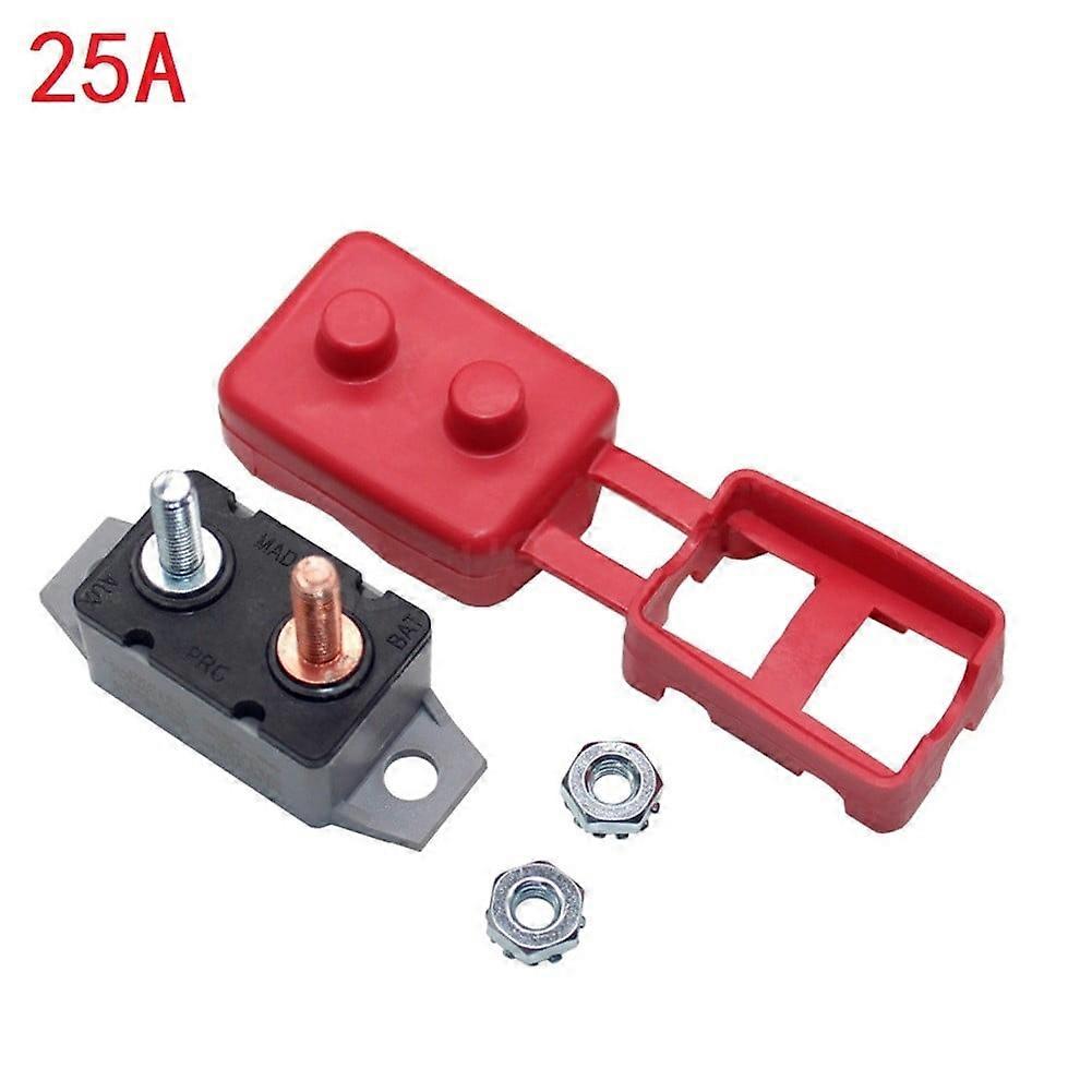 40A Circuit Breaker Protector Cover Dual Battery Fuse Automatic Auto Reset