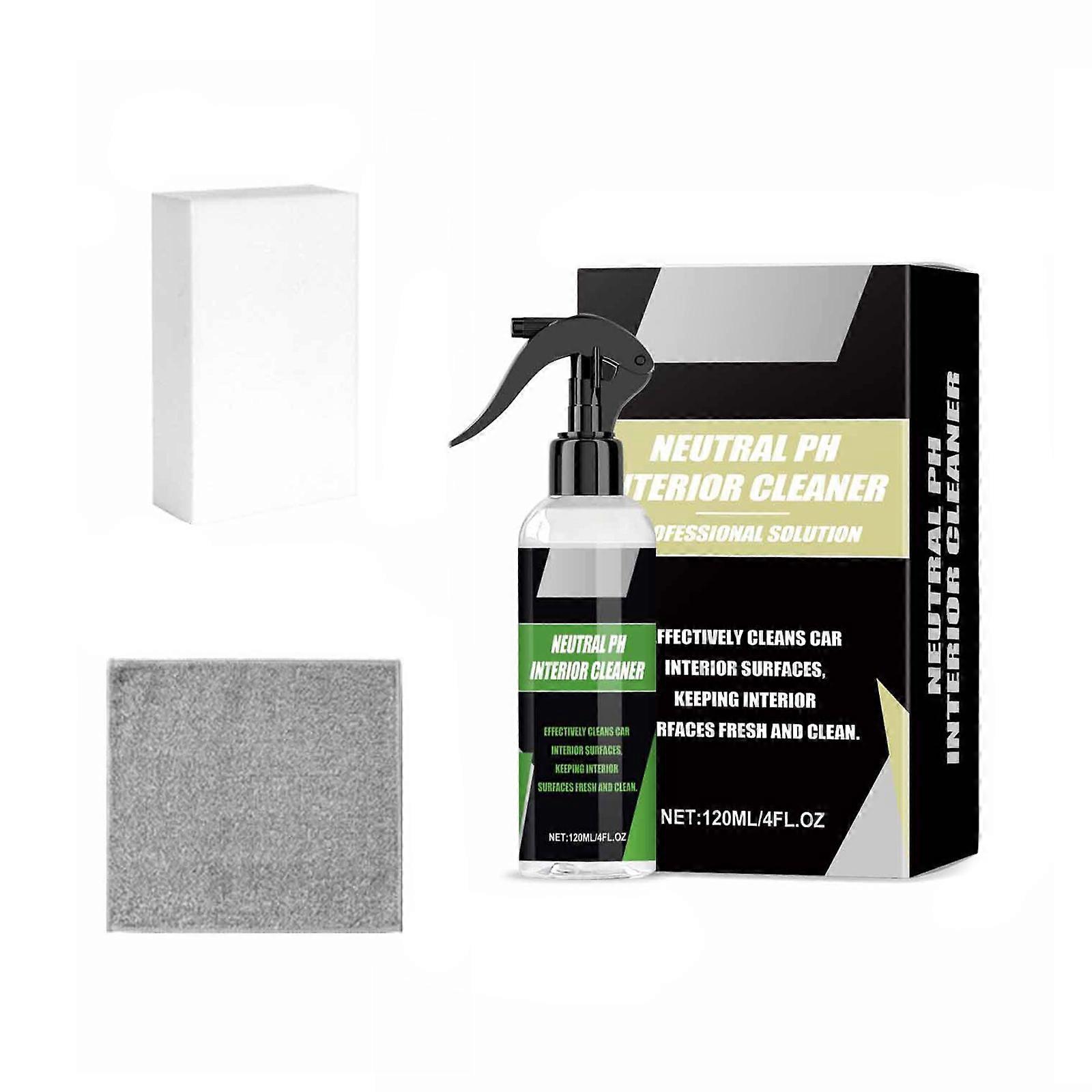 Comprehensive Car Interior Cleaning Kit Dustproof Stain Protection Multiple Surfaces Safe Use Plastic Cloth Materials Multicolor