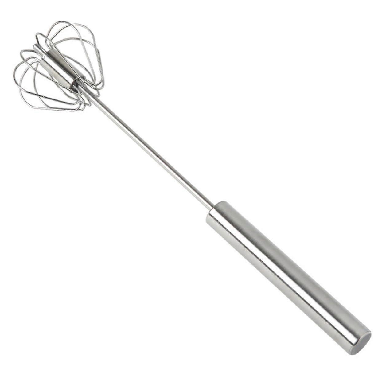 Stainless Steel Retractable Hand Whisk with Non‑Slip Handle for Egg Beating, Cream and Baking Mixing