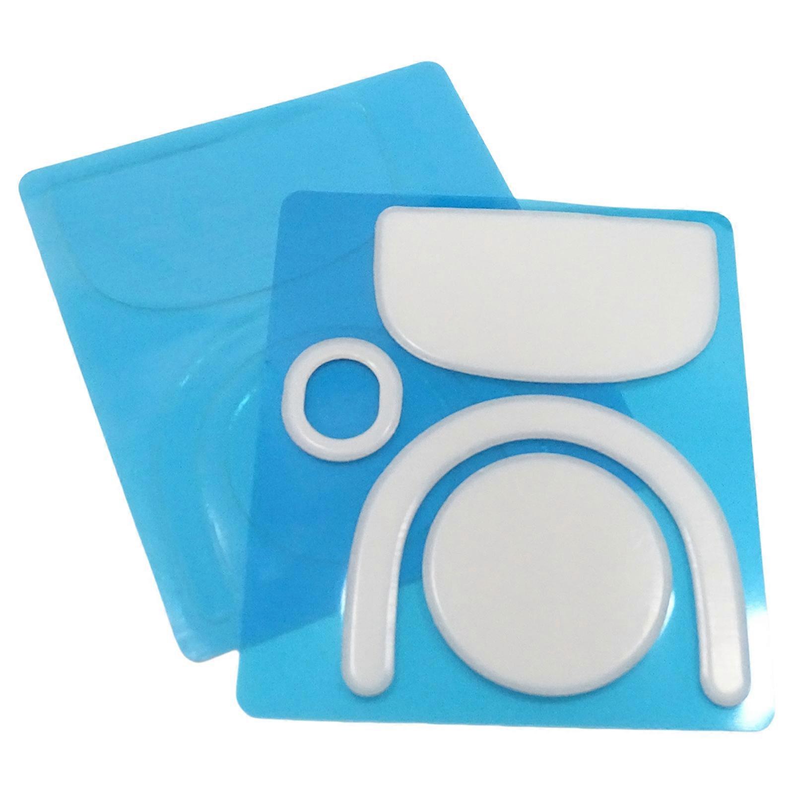 1Pack ICE Mouse Skates Mouse Feet for GProWireless GPROX Superlight 2 Mouse Glides White Rounded Edges Multicolor