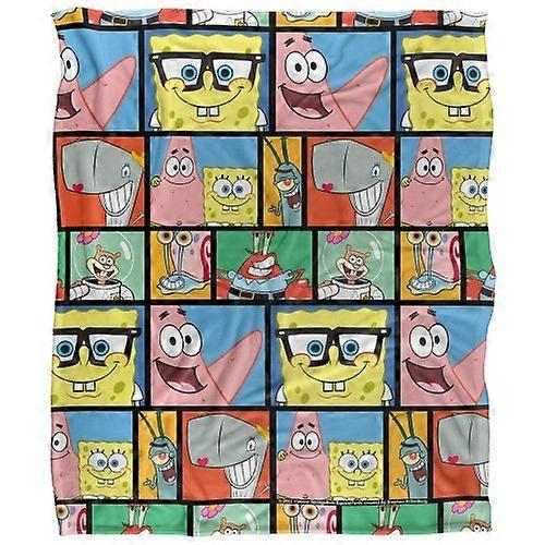 SpongeBob SquarePants Tile Print Blanket