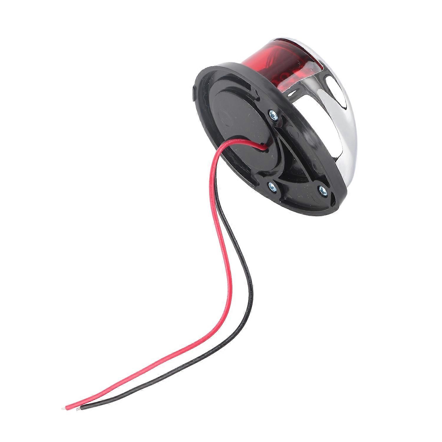 Boat Navigation Light Red Green Lights 8W LED 12V Stainless Steel Shell Drop Shape Sailing Signal La