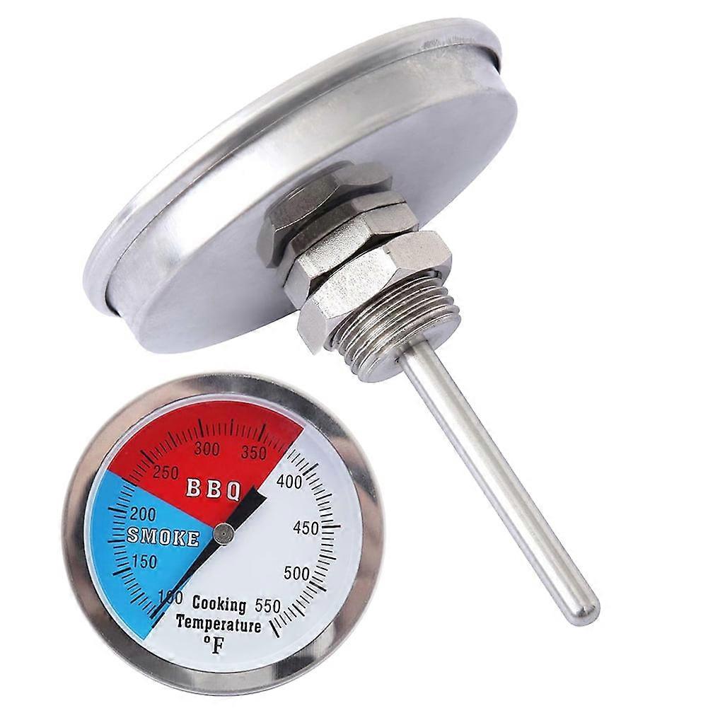 Termometer, grill- og røyketermometer i rustfritt stål, termometertester