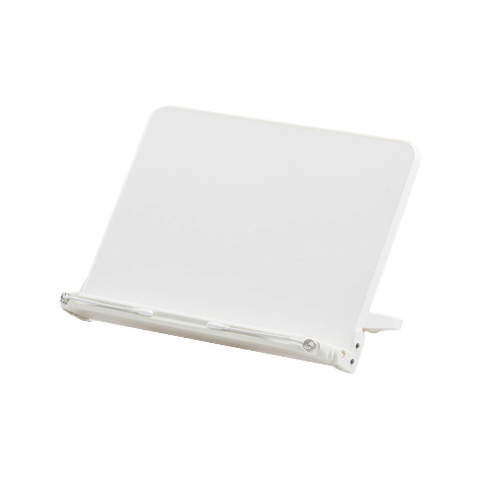 حامل الكتب حامل قراءة قابل للطي حامل قراءة قابل للتعديل حامل كتب متعدد الوظائف للقراءة والكتابة أبيض