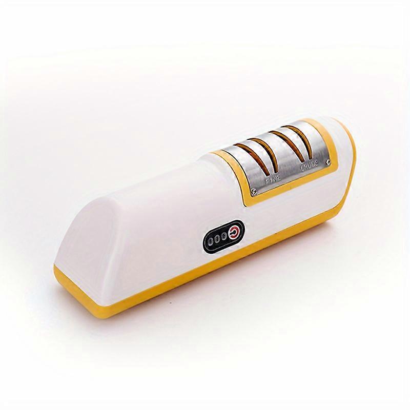 1pc Fully Automatic Electric Knife Sharpener - Fast And Efficient Kitchen Gadget For Sharpening Knives