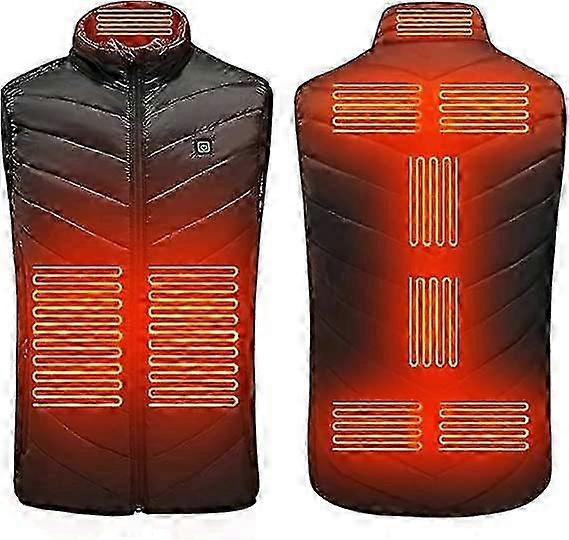 USB Powered Heated Gilet with Three Heating Levels, Unisex Heating Vest