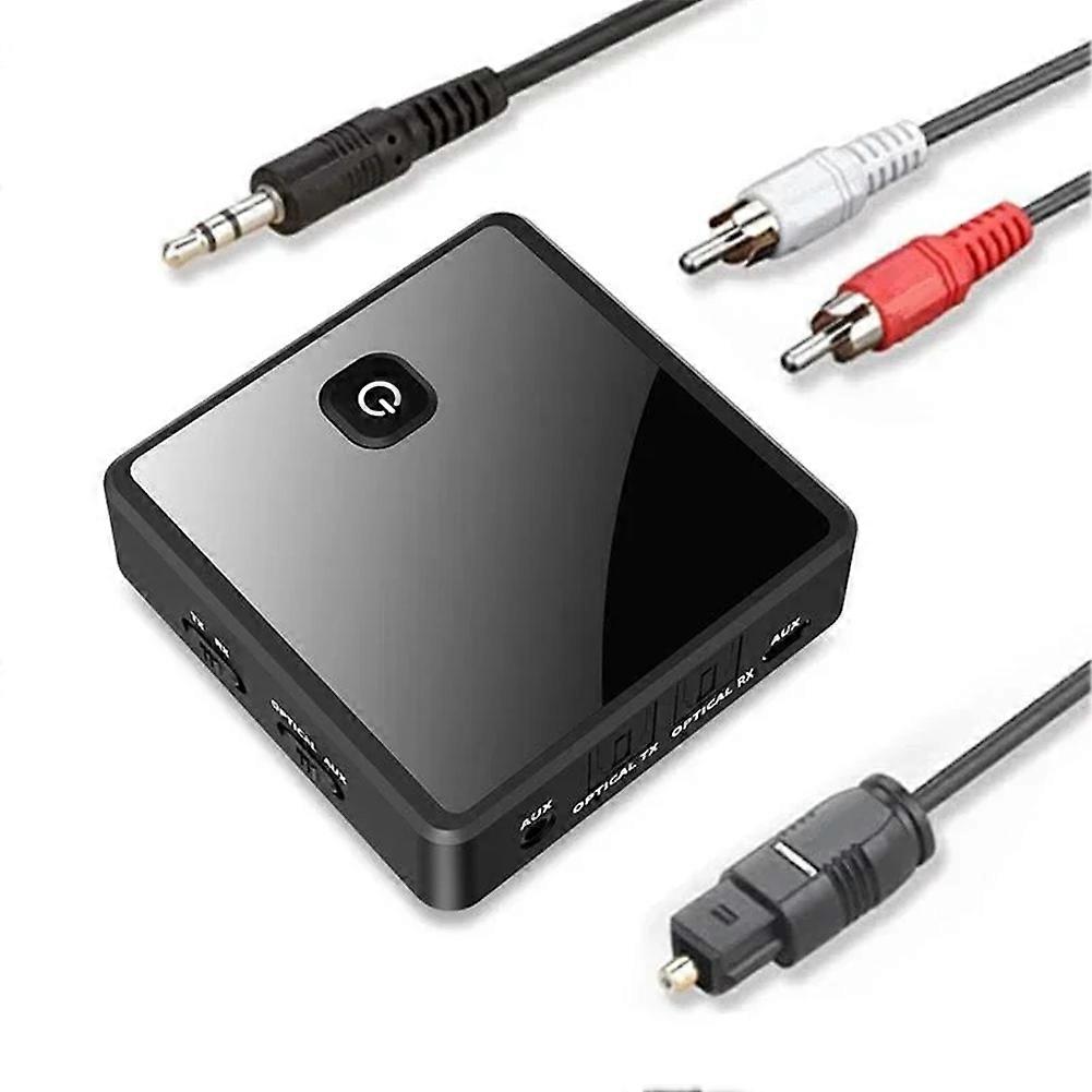 Bluetooth 5.0 Transmitter Receiver 3.5mm AUX Optical Wireless