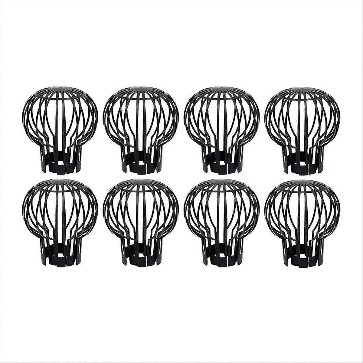 8Pcs Plastic Gutter Guards, Downpipe Leaf Guard, Downspout Filter