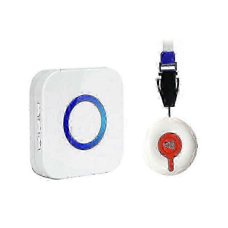 Wireless Personal Alarm System For Elderly Disabled - Emergency Call Button With Pager For Home Child Safety_cje6 -NEW