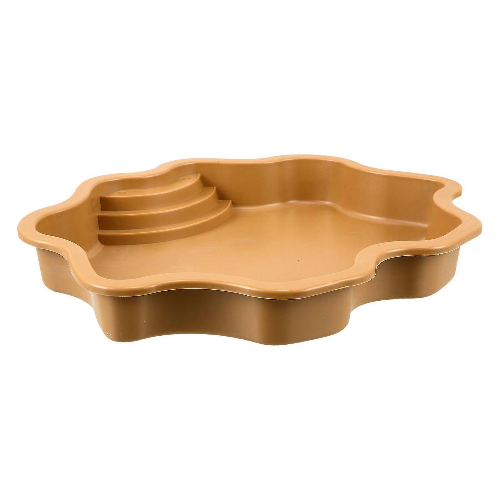 Reptile Bathing Pool Plastic Feeding Bowl for Reptile Bath Time