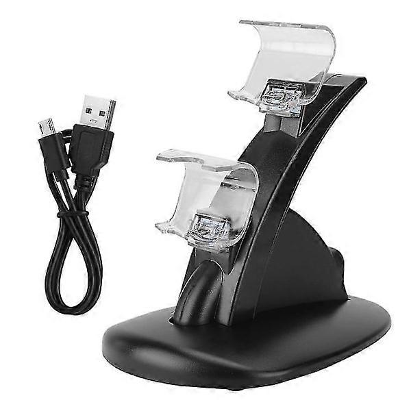 Dual Charger Controller Stand Desktop Charger for PlayStation 4 Game Console Joystick [DB]