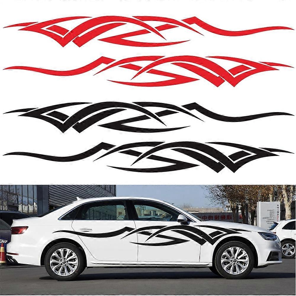 2 PCS/Set D-731 Totem Pattern Car Modified Decorative Sticker