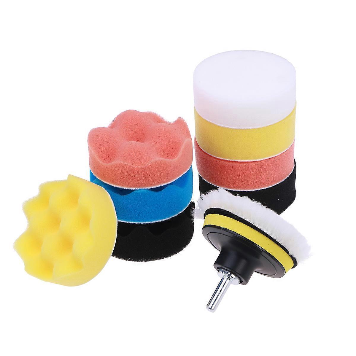 Car Buffer Kit Polishing Pads for Waxing 25Pcs Buffing Pads