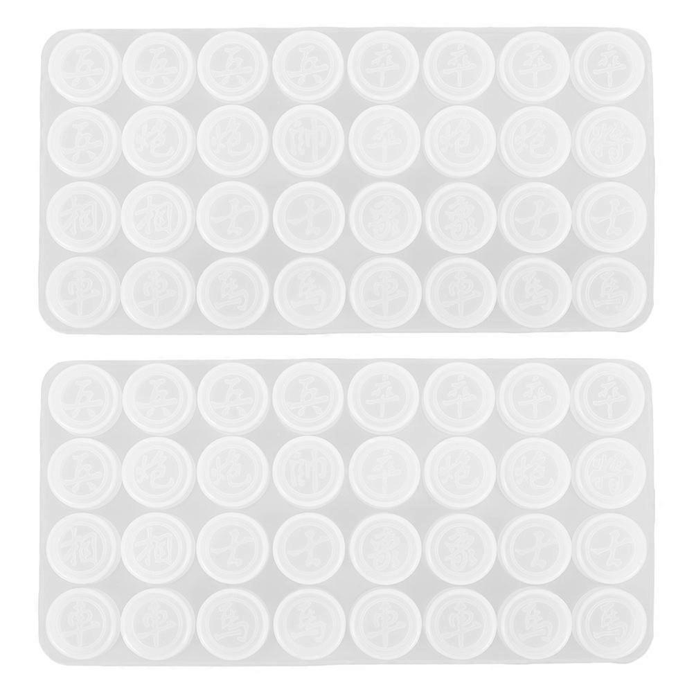 Games Epoxy Resin Mold Stable Material For Diy Projects And Board Games Crafters 2Set