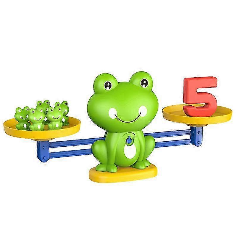 Frog Math Balance Toy Tribal Learning for Toddlers 3-5, Educational Counting Game with Numbers Cognitive