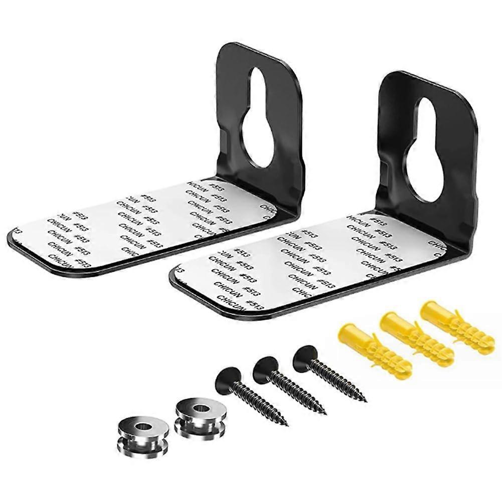 Universal Sound Bar Wall Mount Bracket for Home Theater, Adjustable Fit for Long Speakers