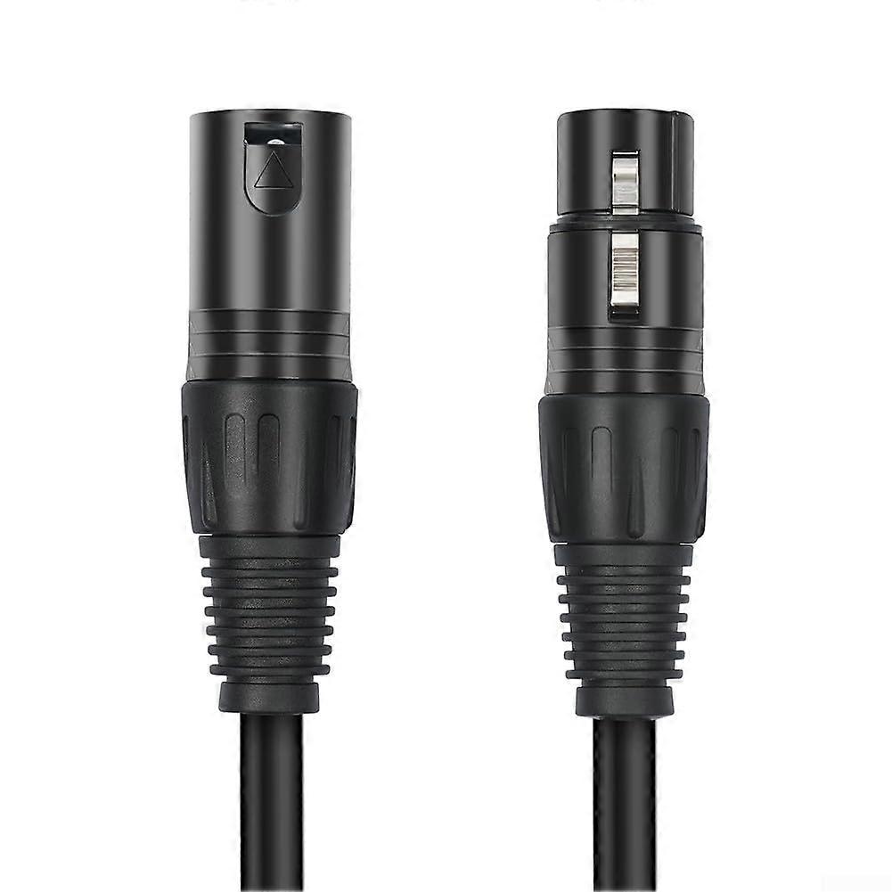 Performance Double Shielded Mic Cable Male To Female Compatible With Most Devices (300cm) 3 Meter Length Studio Grade
