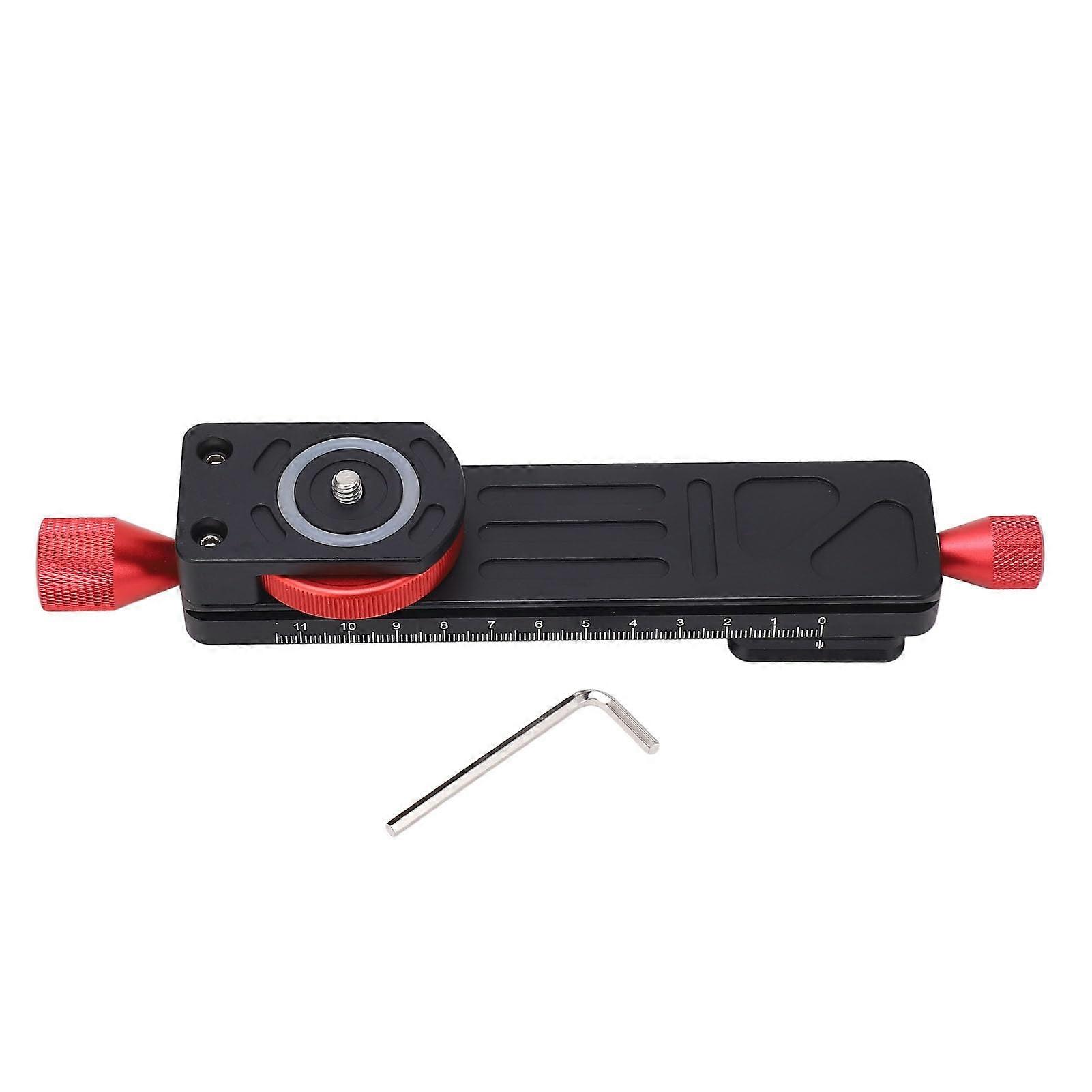 Macro Photography Slider with Precision Rack and Quick Release Plate for Mirrorless Cameras