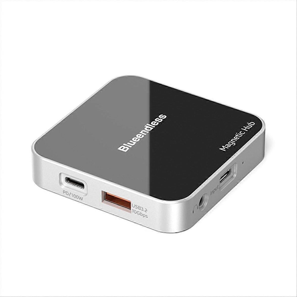 Magnetic Expansion Dock USB3.2 Laptop Magnetic Dock Station Multiport Adapter Docking Station