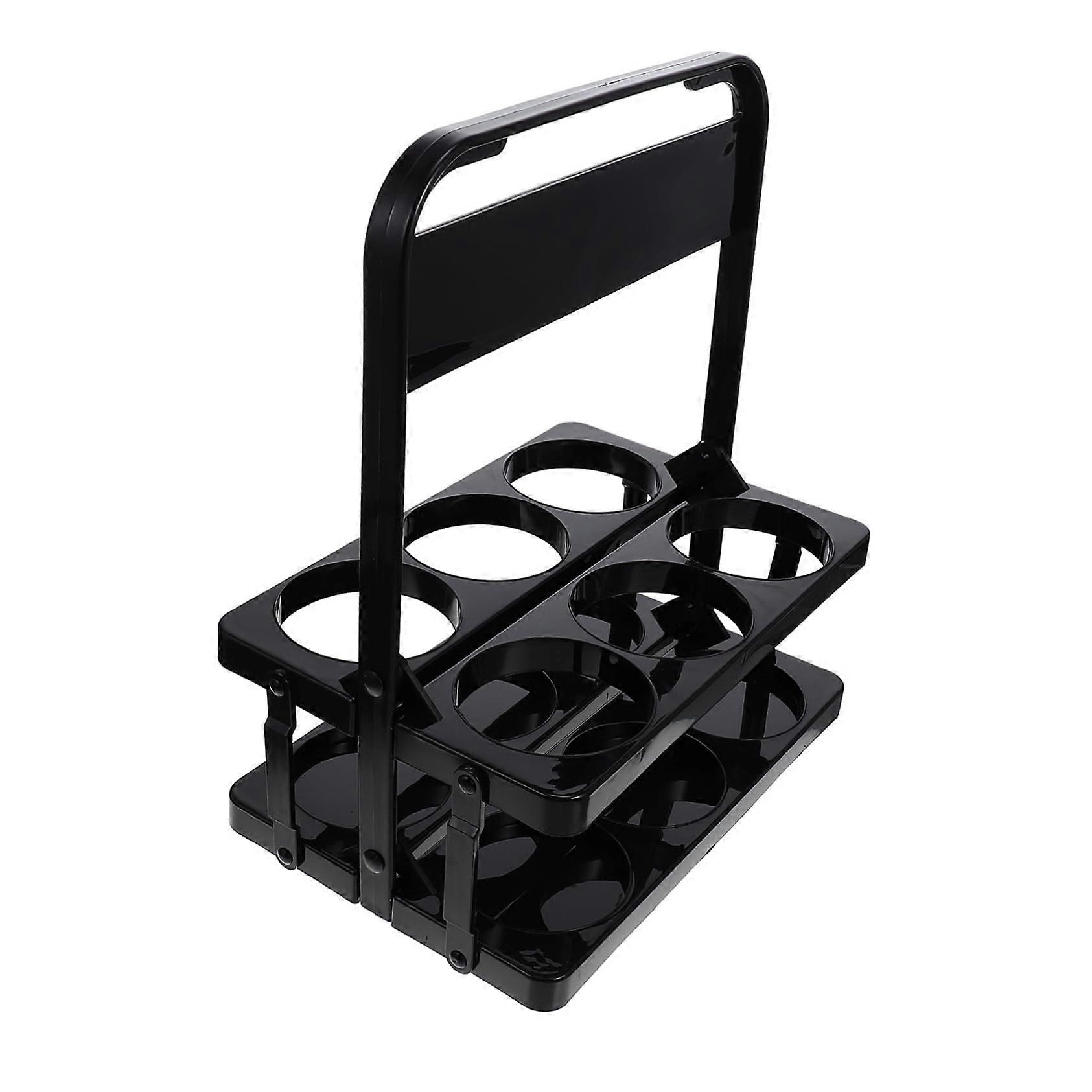 Wine Rack and Beer Bottle Organizer Foldable SpaceSaving Carrier with Ergonomic Handle Waterproof