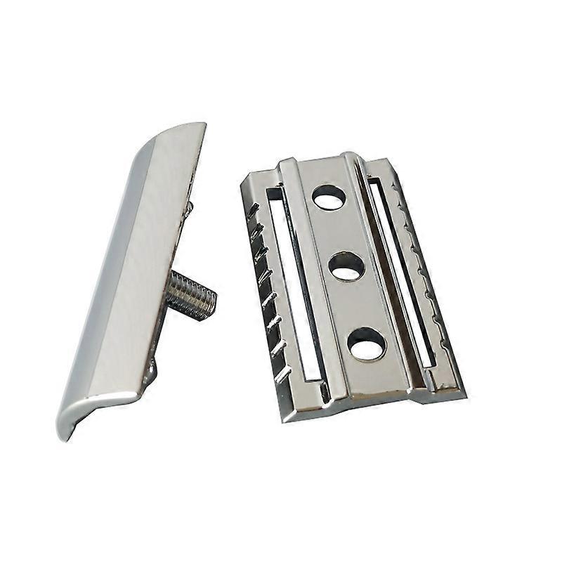Dscosmetic Chrome Color Zinc Alloy double edge safety razor head