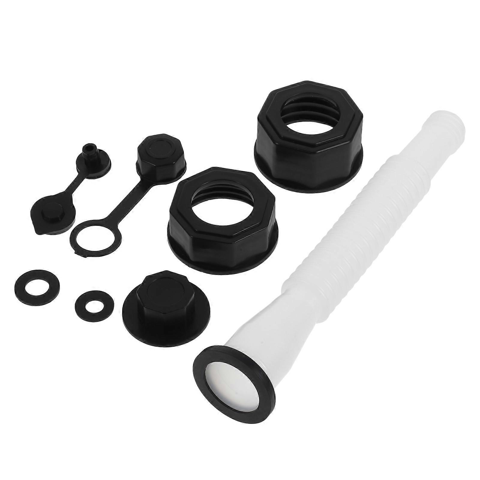 Anti-Slip Threaded Cap Can Spout Replacement Kit for 1Set Fuel Use