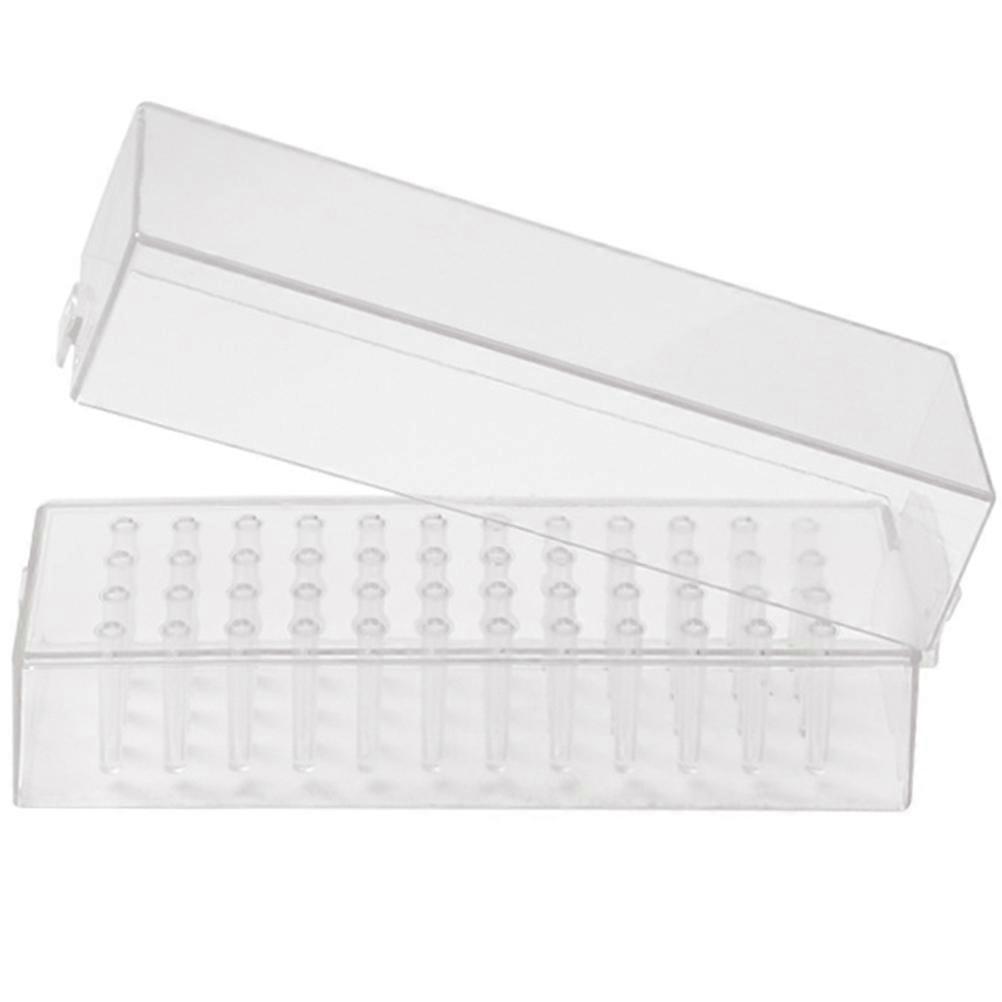 Nail Drill Bit Case Nail Drill Bits Holder for Storage Use ABS Plastic Organizer
