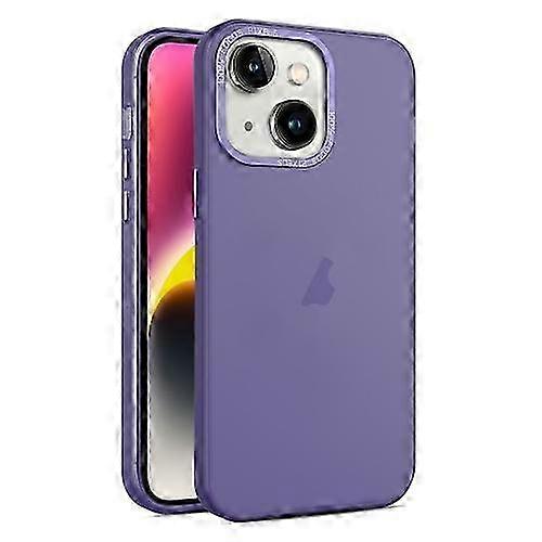 25-26 For iPhone 15 Frosted Translucent Mist Mobile Phone Case