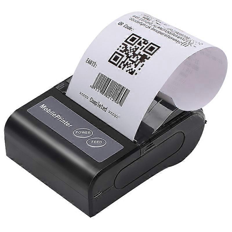 80HB5 USB+Bluetooth-compatible 80mm Thermal Label Printer Receipt Printing Tool for Apple/Android- E
