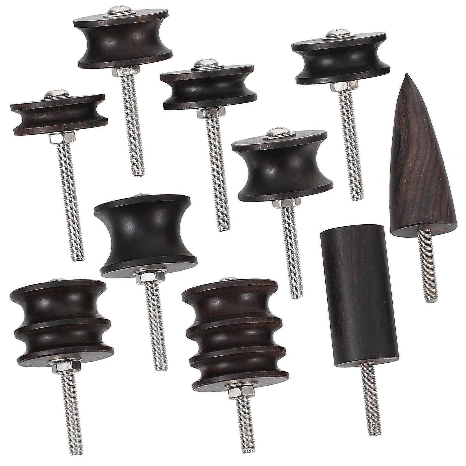 Burnishing Polishing Machine Attachment Burnisher Slicker Tool For Diy Projects 10Pcs