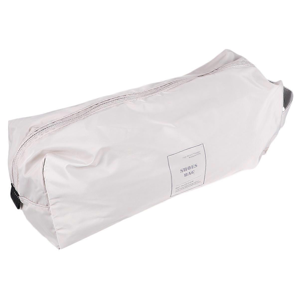 Shoe Bag Container Foldable for Storage 3Pcs Portable Dustproof Khaki Bag