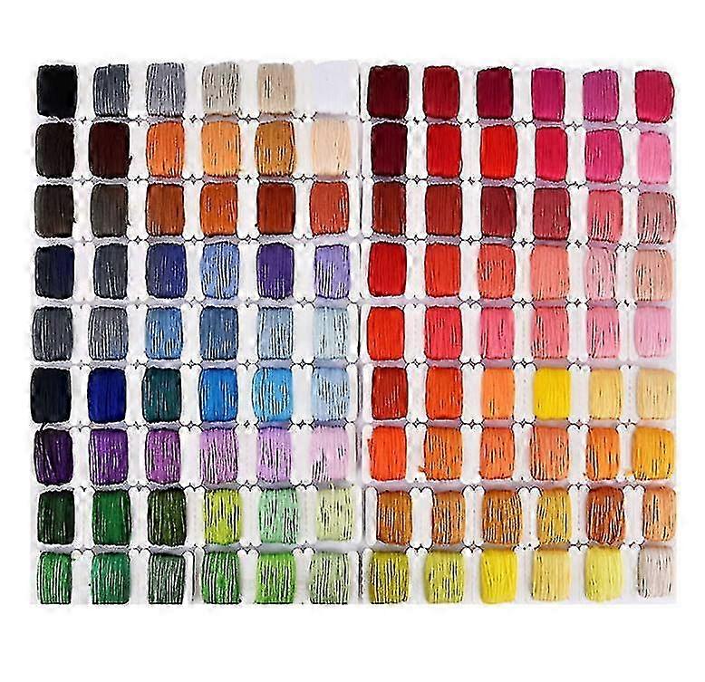 Hand-embroidered Diy Material, 108-color Thread Embroidery Needle And Thread Set 25-26