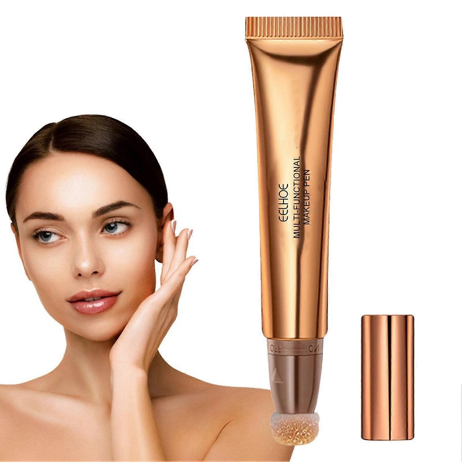 Contour Stick with Cream Highlighter,  Coverage Matte Finish, Longwear Blendable Makeup Pen