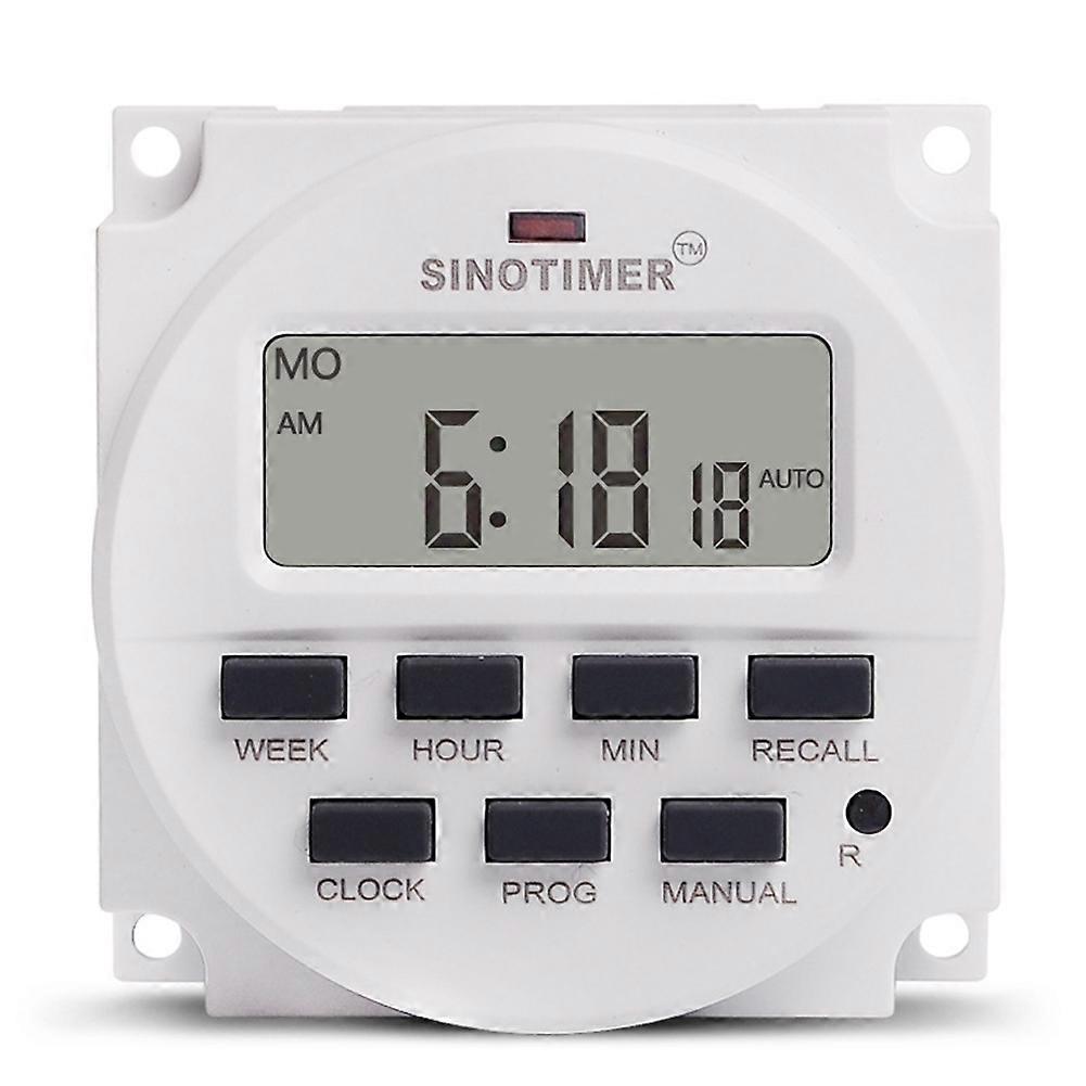Tm618N-2 LCD 1,6 tommer digital programmerbar timerafbryder