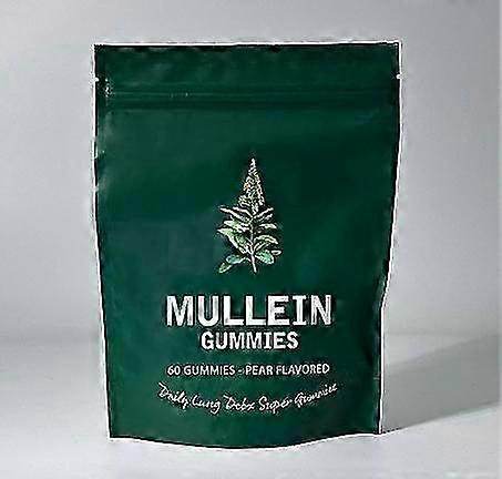 Gomas BetterLungs com sabor de verbasco para a saúde pulmonar e alívio da sinusite.