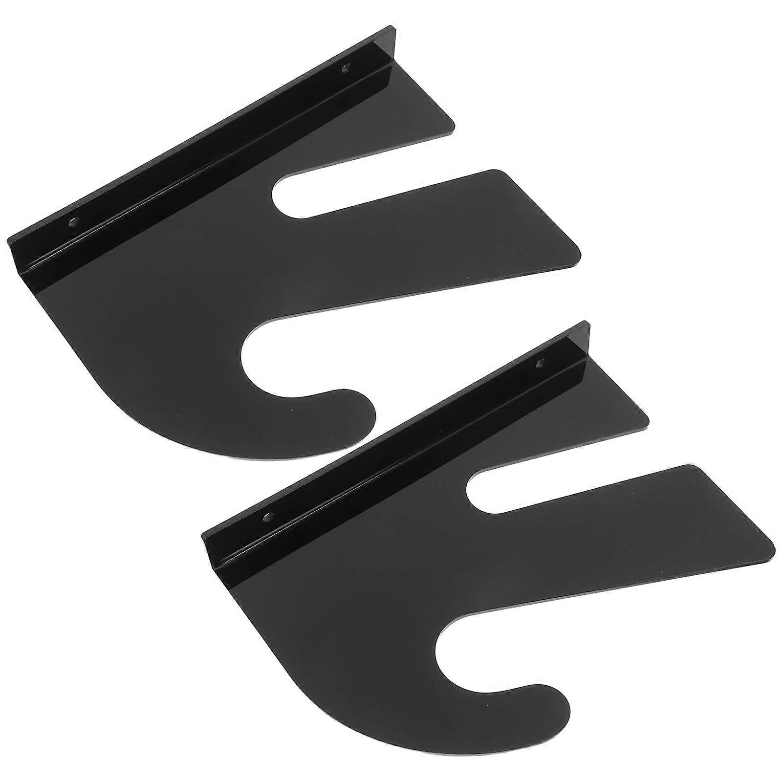 Horizontal Skateboard Wall Mount Rack for Storage 2Pcs Dual Layer Display